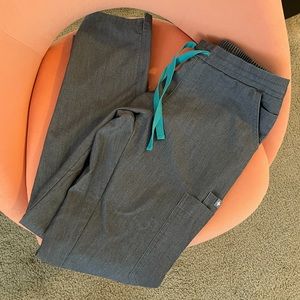 Figs XXS Graphite Zamora straight leg scrub pants